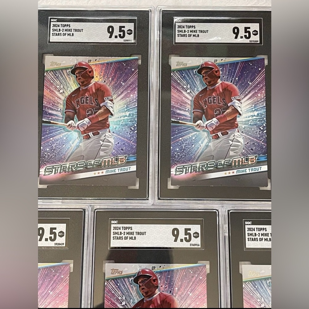 2024 TOPPS STARS OF MLB #SMLB2 MIKE TROUT SGC
9.5 MT